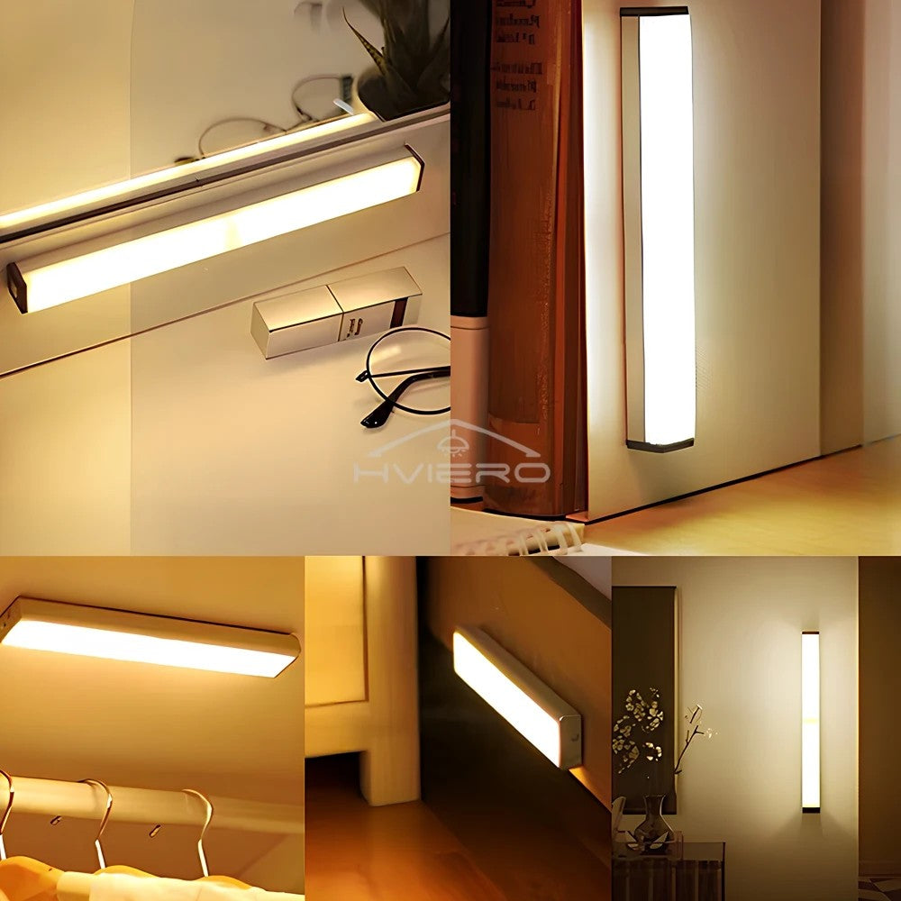 מנורת LED נטענת עם חיישן תנועה