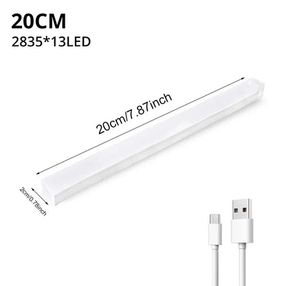 מנורת LED נטענת עם חיישן תנועה