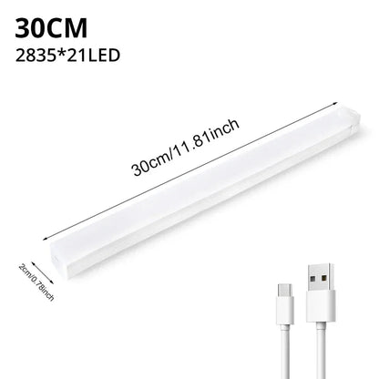 מנורת LED נטענת עם חיישן תנועה