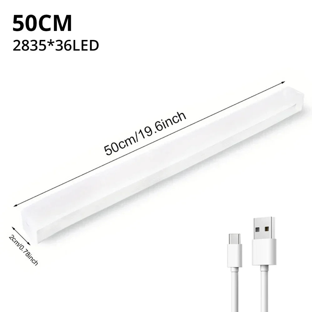 מנורת LED נטענת עם חיישן תנועה 