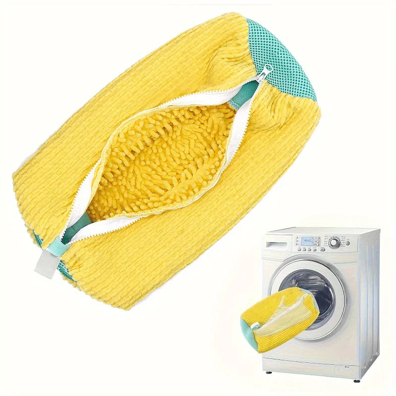 Revitalize Your Footwear with Our 1/2PCS Cotton Washing Shoes Bag - Effortlessly Clean, Protect, and Organize!