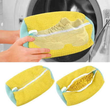 Revitalize Your Footwear with Our 1/2PCS Cotton Washing Shoes Bag - Effortlessly Clean, Protect, and Organize!